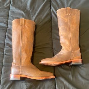 Chippewa Gale Tall Harness 15” Leather Cowboy Boots - Pull-Ons